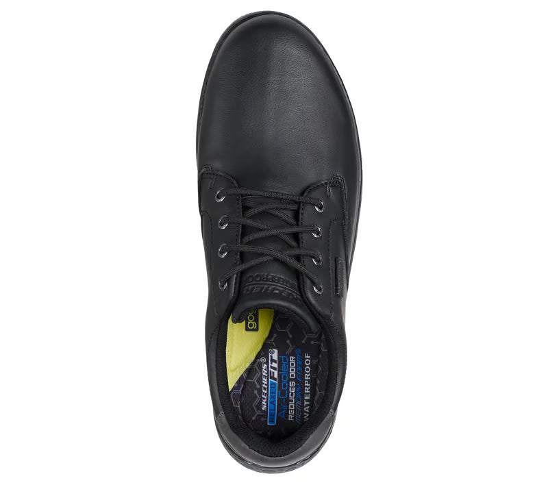 SKECHERS Waterproof Relaxed Fit Garlan - Pryor Men's Shoes - Black