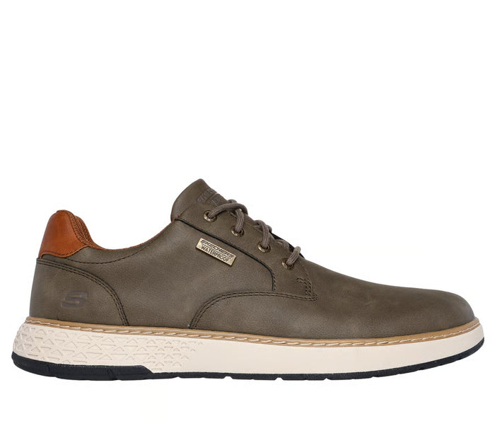 SKECHERS Waterproof Relaxed Fit Garlan - Pryor Men's Shoes - Olive
