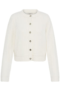 FRANSA Chavelly Button-Up Cardigan - Off White