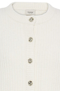 FRANSA Chavelly Button-Up Cardigan - Off White