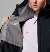 COLUMBIA Women's Ampli-Dry II Waterproof Hiking Shell Jacket - Black