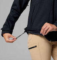 COLUMBIA Women's Ampli-Dry II Waterproof Hiking Shell Jacket - Black