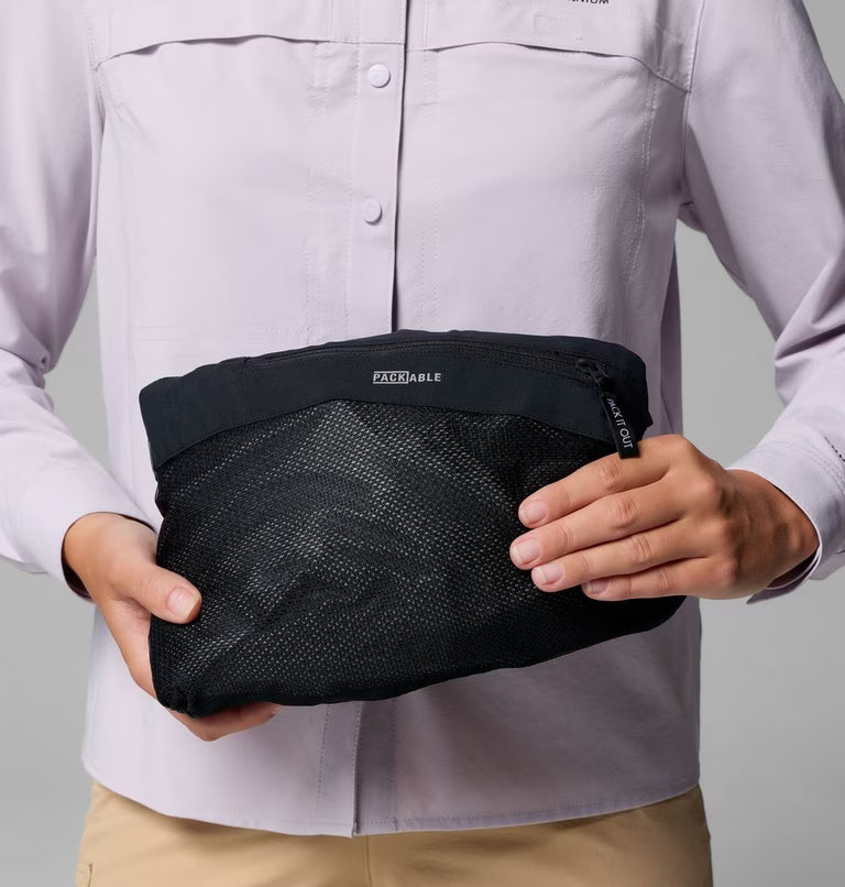 COLUMBIA Women's Ampli-Dry II Waterproof Hiking Shell Jacket - Black