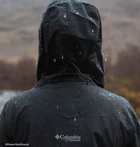 COLUMBIA Women's Ampli-Dry II Waterproof Hiking Shell Jacket - Black