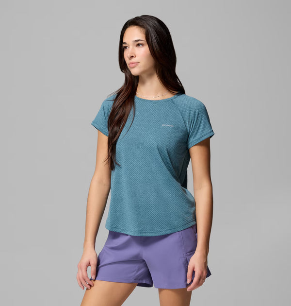 COLUMBIA Women's Bogata Bay Technical T-Shirt - Everblue