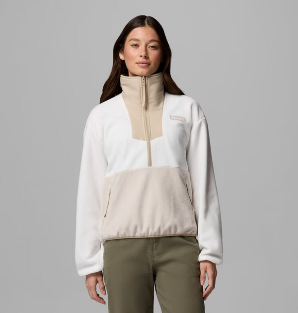 COLUMBIA Women's Sequoia Grove Half Zip Fleece -Stone