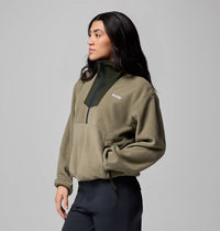 COLUMBIA Women's Sequoia Grove Half Zip Fleece - Green