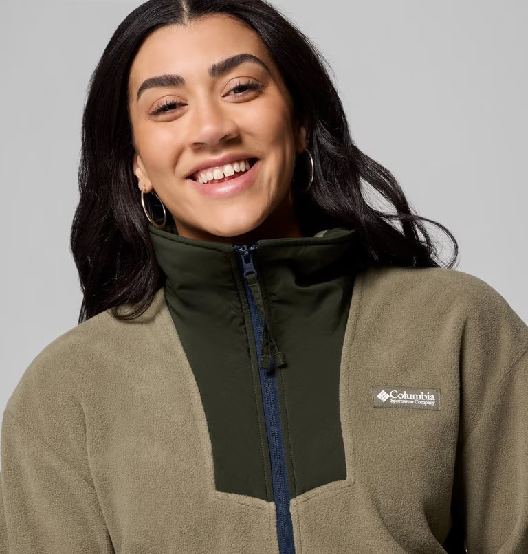 COLUMBIA Women's Sequoia Grove Half Zip Fleece - Green