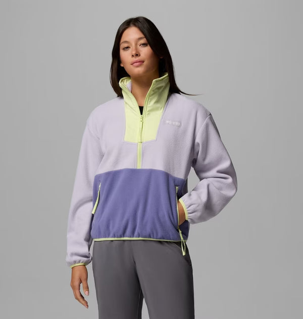 COLUMBIA Women's Sequoia Grove™ Half Zip Fleece - Lavendar