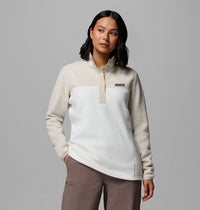 COLUMBIA Women's Benton Springs Half Snap Pullover - Stone