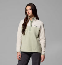 COLUMBIA Women's Benton Springs Half Snap Pullover - Sage/Stone