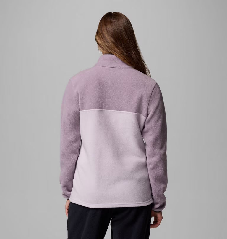 COLUMBIA Women's Benton Springs Half Snap Pullover - Lavendar