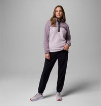 COLUMBIA Women's Benton Springs Half Snap Pullover - Lavendar