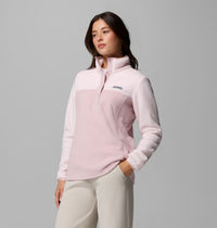 COLUMBIA Women's Benton Springs Half Snap Pullover - Pink
