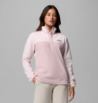 COLUMBIA Women's Benton Springs Half Snap Pullover - Pink