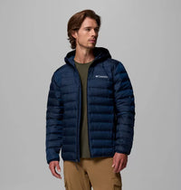 COLUMBIA Men's Lake 22 II Down Hooded Jacket - Navy
