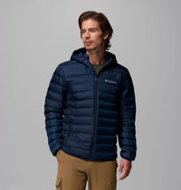 COLUMBIA Men's Lake 22 II Down Hooded Jacket - Navy