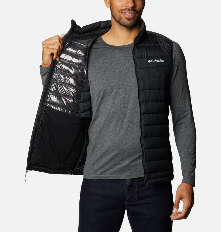 COLUMBIA Men's Powder Lite II Insulated Vest - Black