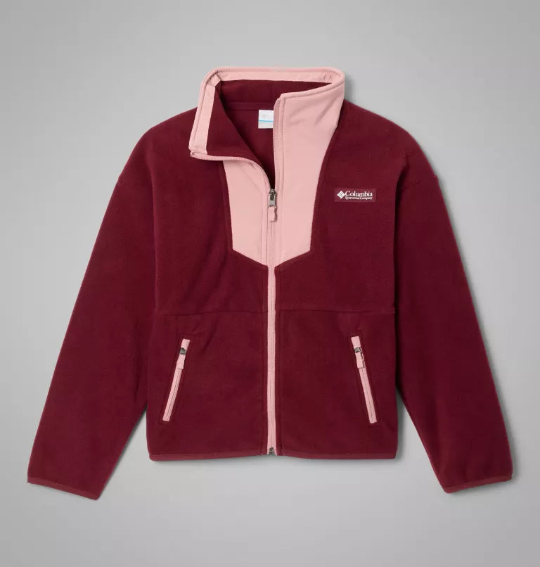 COLUMBIA Girl's Sequoia Grove Fleece Jacket - Wine