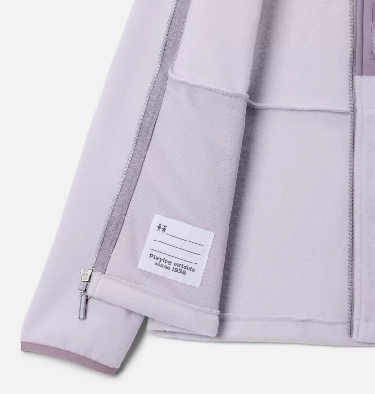 COLUMBIA Girl's Fast Trek IV Fleece Jacket - Purple