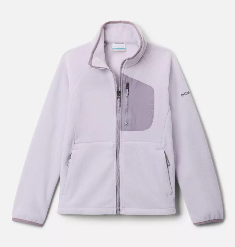 COLUMBIA Girl's Fast Trek IV Fleece Jacket - Purple