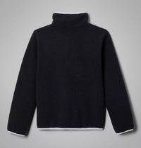 COLUMBIA Youth Helvetia II Sherpa Half Snap Fleece - Black