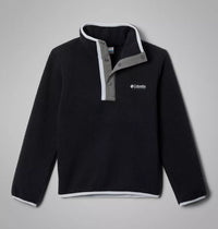 COLUMBIA Youth Helvetia II Sherpa Half Snap Fleece - Black