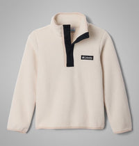 COLUMBIA Youth Helvetia II Sherpa Half Snap Fleece - Chalk