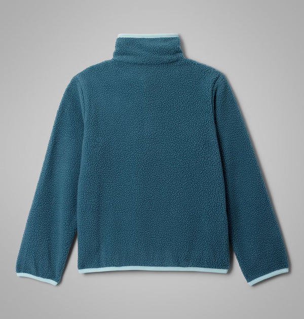 COLUMBIA Youth Helvetia II Sherpa Half Snap Fleece - Everblue