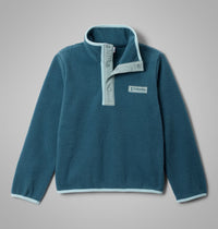 COLUMBIA Youth Helvetia II Sherpa Half Snap Fleece - Everblue
