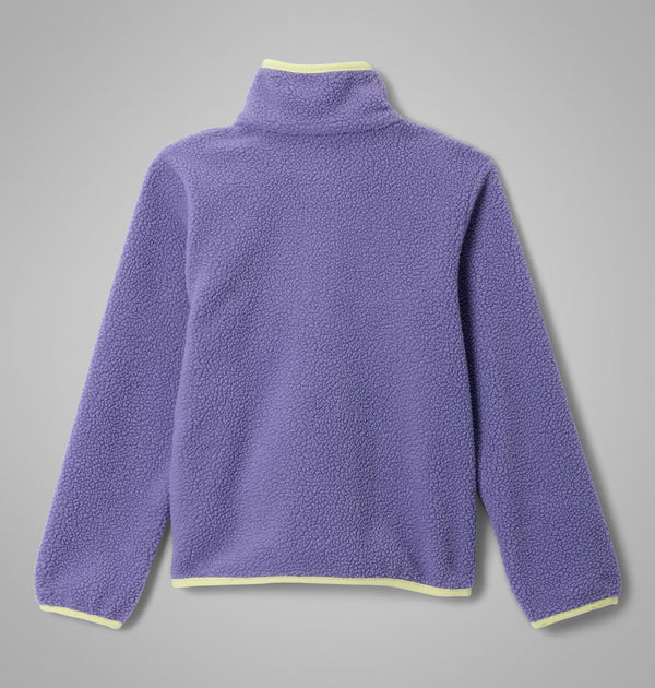 COLUMBIA Girl's Helvetia II Sherpa Half Snap Fleece - Lavender
