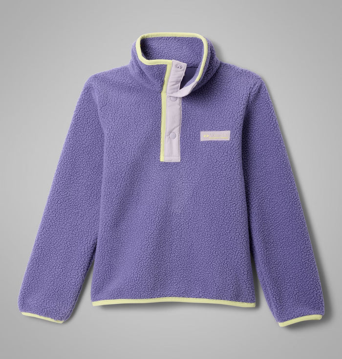 COLUMBIA Girl's Helvetia II Sherpa Half Snap Fleece - Lavender