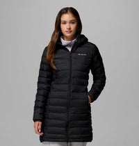 COLUMBIA Women's Lake 22 II Down Long Hooded Jacket - Black