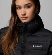 COLUMBIA Women's Lake 22 II Down Long Hooded Jacket - Black
