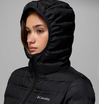 COLUMBIA Women's Lake 22 II Down Long Hooded Jacket - Black
