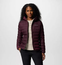 COLUMBIA Women's Lake 22 II Down Hooded Jacket - Purple