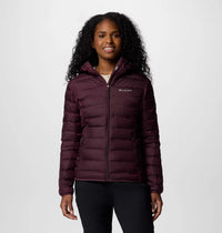 COLUMBIA Women's Lake 22 II Down Hooded Jacket - Purple