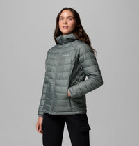 COLUMBIA Women’s Powder Lite II Hooded Insulated Jacket - Sage