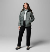 COLUMBIA Women’s Powder Lite II Hooded Insulated Jacket - Sage