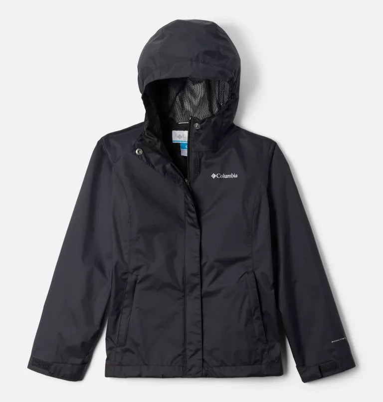 COLUMBIA Youth Arcadia II Waterproof Jacket - Black