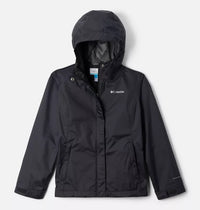 COLUMBIA Youth Arcadia II Waterproof Jacket - Black