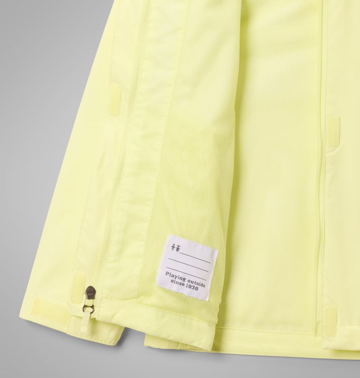 COLUMBIA Girls' Arcadia II Waterproof Jacket - Yellow