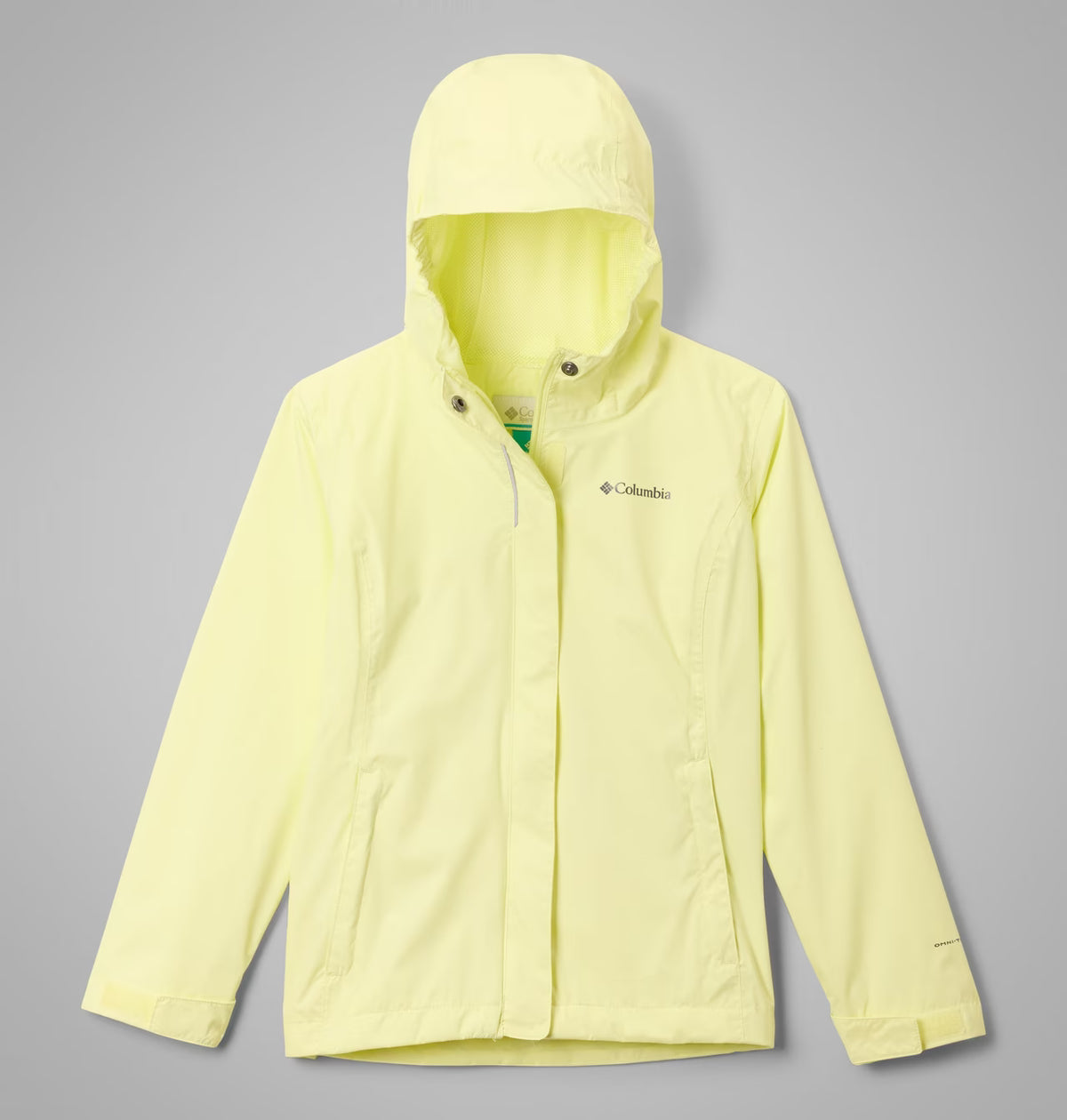 COLUMBIA Girls' Arcadia II Waterproof Jacket - Yellow