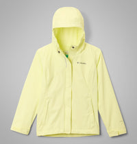 COLUMBIA Girls' Arcadia II Waterproof Jacket - Yellow