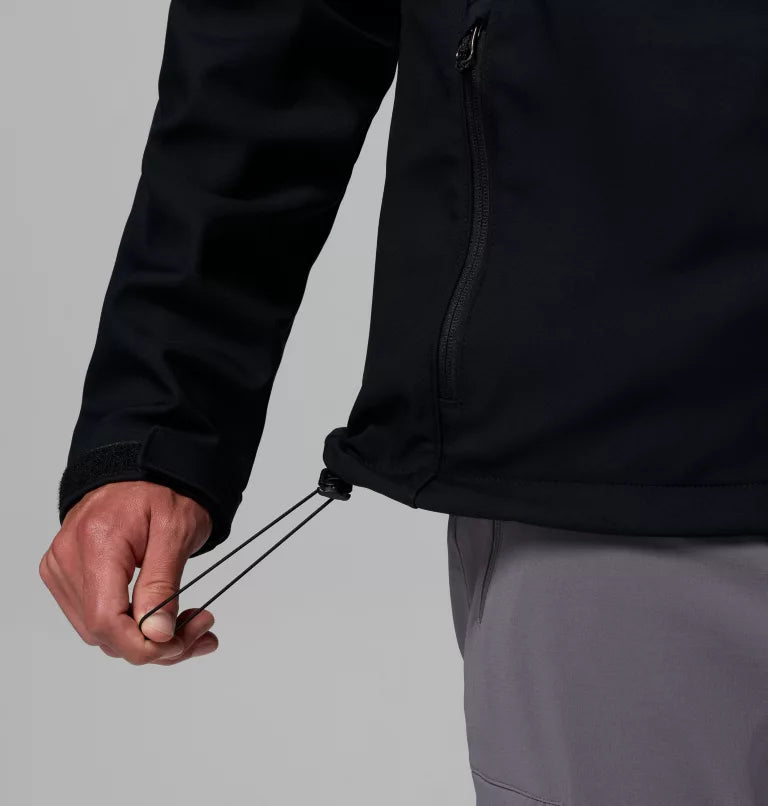 COLUMBIA Men's Ascender II Hooded Softshell Hiking Jacket - Black