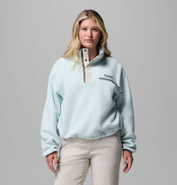 COLUMBIA Women's Helvetia™ II Cropped Sherpa Half Snap Fleece - Teal