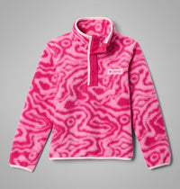 COLUMBIA Girl's Helvetia II Half Snap Fleece - Pink