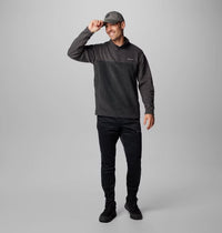 COLUMBIA Men's Steens Mountain II Half Snap Fleece - Charcoal