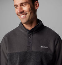 COLUMBIA Men's Steens Mountain II Half Snap Fleece - Charcoal