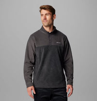 COLUMBIA Men's Steens Mountain II Half Snap Fleece - Charcoal